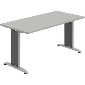 Jednací stůl FJ 1600 – Stůl jednací rovný 160 cm - Šedá , Šedý kov