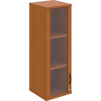 Policová skříň SZ 3 40 02 L H – Skříň policová dvéřová 115,2 × 40 cm - Třešeň , Třešeň , UCO – černá