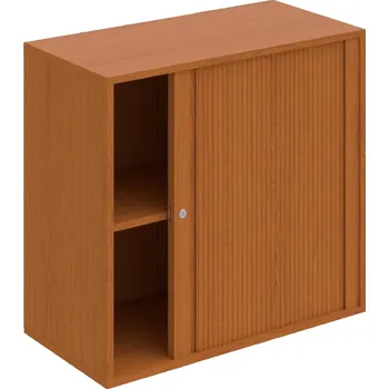 Policová skříň DZ 2 80 03 P – Skříň polic rolet pravá 74 × 80 cm - Třešeň , Třešeň