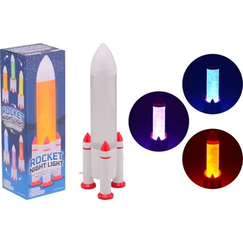 Lampička Johntoy Lampička Raketa led měnící barvy