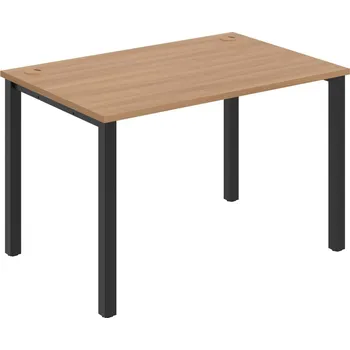 Psací stůl US 1200 – Stůl pracovní rovný 120 cm - Višeň , Černý kov