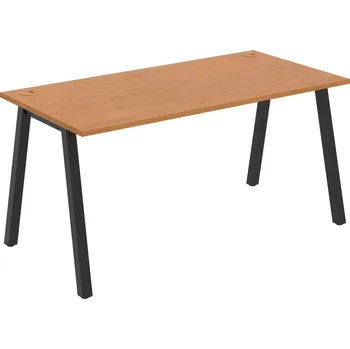 Psací stůl US A 1600 – Stůl pracovní délky 160 cm - Olše , Černý kov