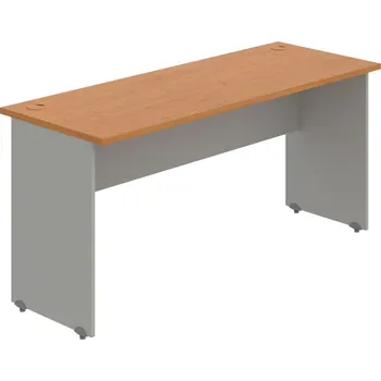 Psací stůl GE 1600 – Stůl pracovní rovný 160 cm, hl. 60 cm - Olše , Šedá