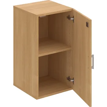 Policová skříň DZ 2 40 01 – Skříň policová dvéřová 74 × 40 cm - Dub , Dub , USH – hranatá