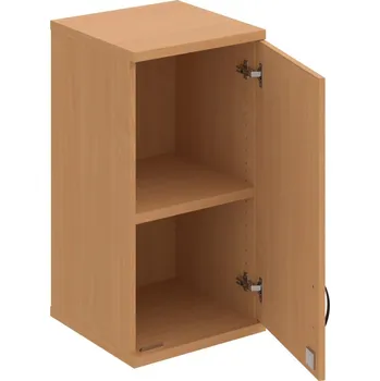 Policová skříň SZ 2 40 01 P H – Skříň policová dvéřová 76,8 × 40 cm - Buk , Buk , UCO – černá