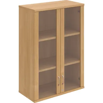 Policová skříň SZ 3 80 04 H – Skříň policová dvéřová 115,2 × 80 cm - Dub , Dub , USN – Hobis