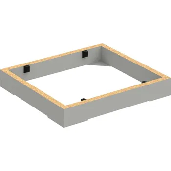 Policová skříň S 400 – Sokl 40 × 36 × 5 cm - Šedá