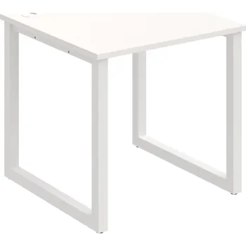 Psací stůl US O 800 – Stůl pracovní délky 80 cm - Bílá , Bílý kov