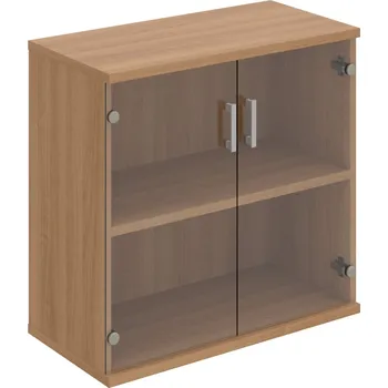 Policová skříň S 2 80 04 – Skříň policová dvéřová 76,8 × 80 cm - Čiré , Višeň , USH – hranatá