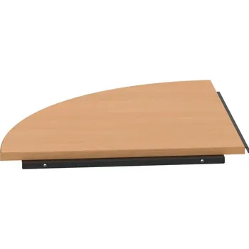 Psací stůl CP 900 L – Stůl spojovací levý - Buk , Černý kov