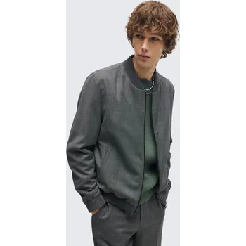 Pánský trenčkot Pánská bunda HUGO Ukashi232X 50531938 šedá Velikost: 46