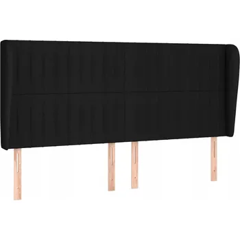 Čelo postele ušák černé 163x118/128 cm