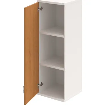 Policová skříň S 3 40 01 L H – Skříň policová dvéřová 115,2 × 40 cm - Olše , Bílá , USN – Hobis