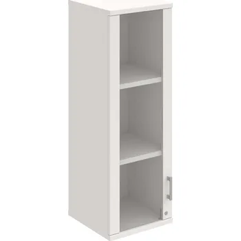 Policová skříň SZ 3 40 02 L H – Skříň policová dvéřová 115,2 × 40 cm - Bílá , Bílá , USH – hranatá