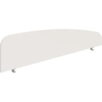 PA 1600 H – Paraván na hranu 155 cm - Bílá , Šedý kov