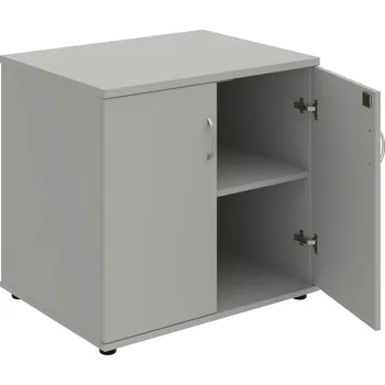 SPZ 80 60 N – Skříňka ke stolu, zavřená, š. 80 cm, léta napříč - Šedá , Šedá , USN – Hobis
