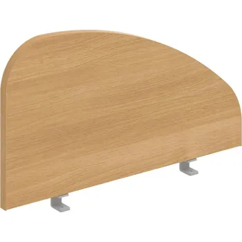 PA 800 H – Paraván na hranu 75 cm - Dub , Šedý kov