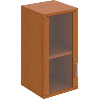 Policová skříň S 2 40 02 L H – Skříň policová dvéřová 76,8 × 40 cm - Třešeň , Třešeň , USH – hranatá