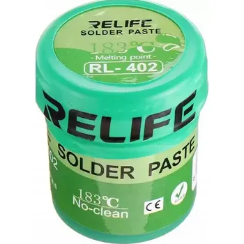Páječka Pájecí Pájecí pasta RELIFE RL-402 s bodem tání 183 °C 40 g