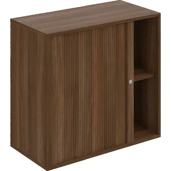 Policová skříň DZ 2 80 03 L – Skříň polic rolet levá 74 × 80 cm - Ořech , Ořech