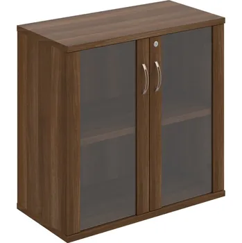 Policová skříň SZ 2 80 02 – Skříň policová dvéřová 76,8 × 80 cm - Ořech , Ořech , USN – Hobis