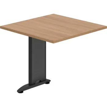 Psací stůl FP 801 – Stůl spojovací 80 cm - Višeň , Černý kov