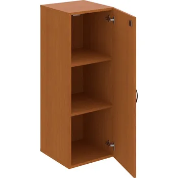 Policová skříň DZ 3 40 01 – Skříň policová dvéřová 111 × 40 cm - Třešeň , Třešeň , UCO – černá