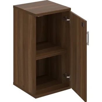 Policová skříň SZ 2 40 01 P – Skříň policová dvéřová 76,8 × 40 cm - Ořech , Ořech , USH – hranatá