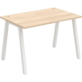 Psací stůl US A 1200 – Stůl pracovní délky 120 cm - Akát , Bílý kov