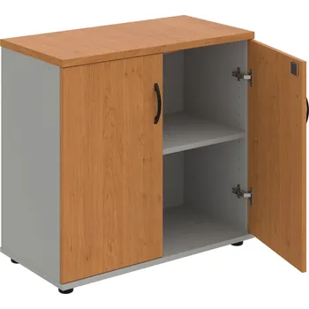 SPZ 80 40 – Skříňka ke stolu, zavřená, š. 80 cm - Olše , Šedá , UCO – černá