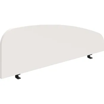 Paraván PA 1200 H – Paraván na hranu 115 cm - Bílá , Černý kov