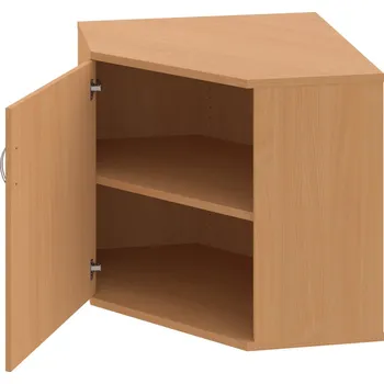 Policová skříň SRV 2 01 L – Skříň vnitřní roh levá 76,8 cm - Buk , Buk , USN – Hobis