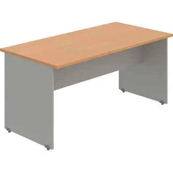 Jednací stůl GJ 1600 – Stůl jednací rovný 160 cm - Buk , Šedá
