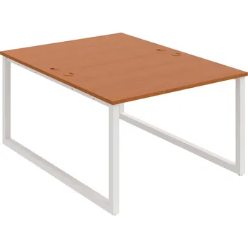 Psací stůl USD O 1200 – Stůl pracovní 120 × 160 cm - Třešeň , Bílý kov