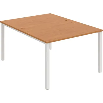 Psací stůl USD 1200 – Stůl pracovní 120 × 160 cm - Olše , Bílý kov