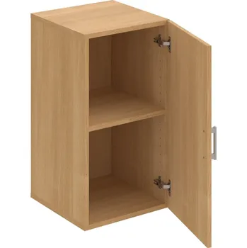 Policová skříň D 2 40 01 – Skříň policová dvéřová 74 × 40 cm - Dub , Dub , USH – hranatá