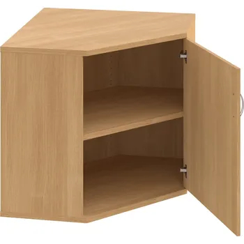 Policová skříň SRV 2 01 P – Skříň vnitřní roh pravá 76,8 cm - Dub , Dub , USN – Hobis