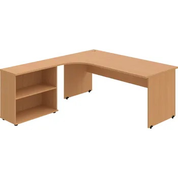 Psací stůl GE 1800 H P – Sestava pravá 180 cm - Buk , Buk