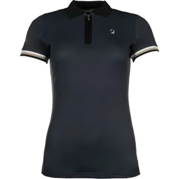 Polo tričko HKM Amalfi, černá, Dětské - 152