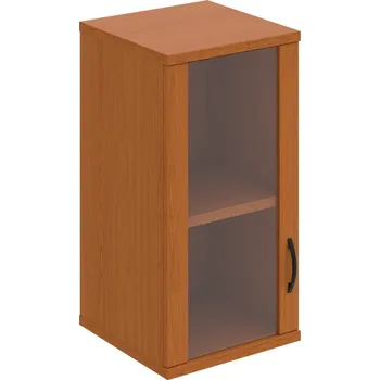 Policová skříň S 2 40 02 L H – Skříň policová dvéřová 76,8 × 40 cm - Třešeň , Třešeň , UCO – černá