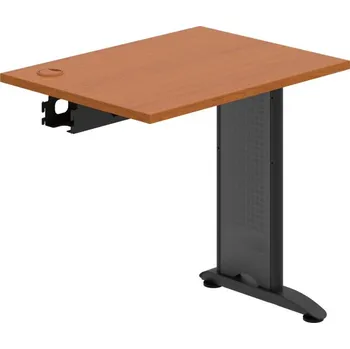 Psací stůl FE 800 R – Stůl pracovní řetězící rovný 80 cm, hl. 60 cm - Třešeň , Černý kov