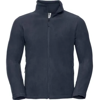 Pánská mikina Men's fleece with long zipper 100% polyester, non-pilling fleece 320g RUSSELL modrá 2470090