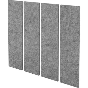 Jednací stůl Akustický stěnový panel, 250 x 25 x 2000 mm, šedý, BJ = 4 ks