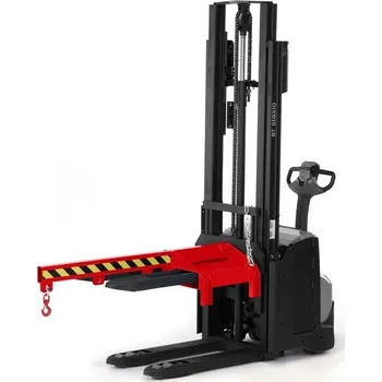 Paletový vozík Jeřábové rameno pro oj zdvižného vozíku, pevné provedení, 1500 mm, nosnost 250 - 1000 kg, červené