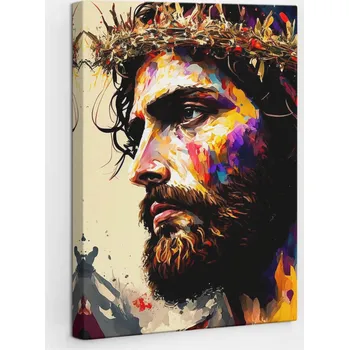 Obraz Foto-obraz na plátně Fotografie Ježíše v Trnové Koruně 20x30 cm