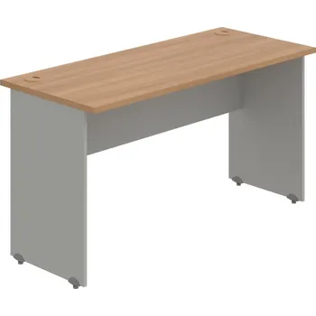 Psací stůl GE 1400 – Stůl pracovní rovný 140 cm, hl. 60 cm - Višeň , Šedá