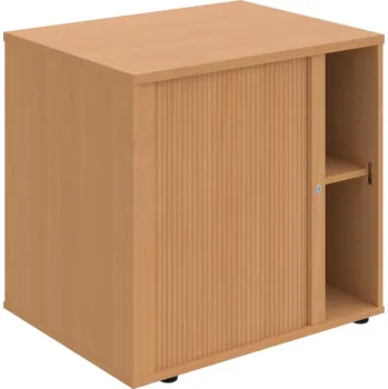 SPRZ 80 60 L N – Skříňka ke stolu, roletová, levá, š. 80 cm, léta napříč - Buk , Buk , Buk