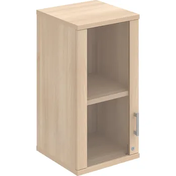 Policová skříň SZ 2 40 02 L H – Skříň policová dvéřová 76,8 × 40 cm - Akát , Akát , USH – hranatá