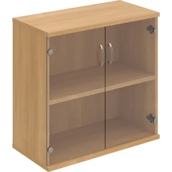 Policová skříň S 2 80 04 – Skříň policová dvéřová 76,8 × 80 cm - Čiré , Dub , USN – Hobis