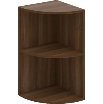 Policová skříň DR 2 L – Skříň vnější roh levý 74 cm - Ořech